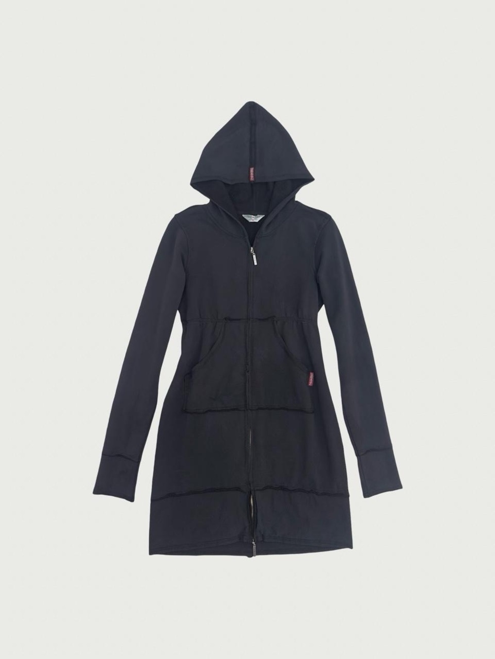 Hard Tail Zip Front Hoodie Dress
